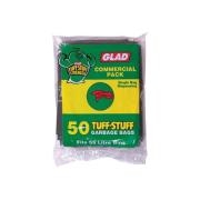 Glad GBHD50/4 Tuff Stuff Garbage Bag 55L Pack 50