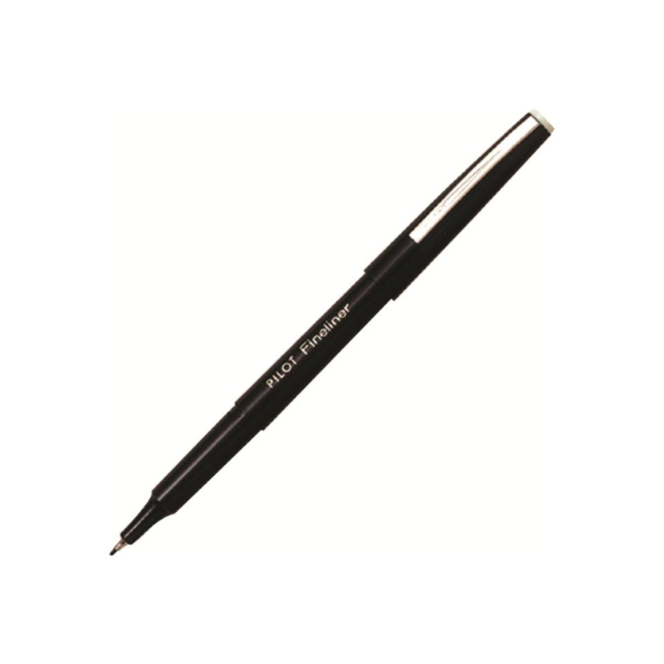 Pilot Fineliner Pen Fine 0.4mm Black Box 12 | Winc