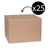 Marbig Professional Shipping Box Heavy Duty Brown 368X 305X 254mm Pack 25