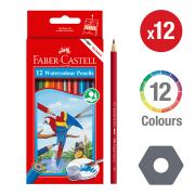 Faber-castell Watercolour Pencils Assorted - Pack of 12