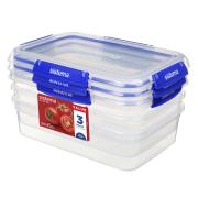 Sistema Klip It Plus Rectangle Container 2.2L Pack 3