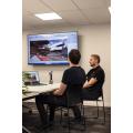 Thumbnail image of Buro Maxim Sled Base Visitor Chair Black with Black Powdercoat Frame