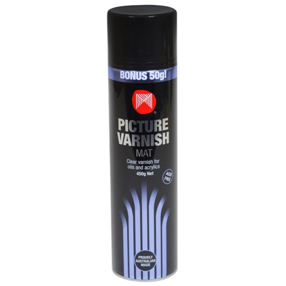 Micador For Artists Picture Varnish Mat Aerosol Spray 450g