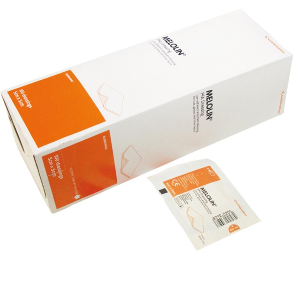 Melolin Non Adhesive Dressing 5 x 5cm Each Image