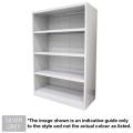 Thumbnail image of Steelco Bookcase Steel 3 Shelves 1200h x 900w x 400dmm