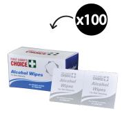 Integrity Health & Safety Indigenous Alcohol Wipes Box 100