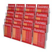 Esselte Brochure Holder 16 Compartments A4 Clear