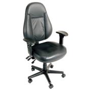 Buro Persona 24/7 High Back Managerial Chair with Nylon Base and Adjustable Arms