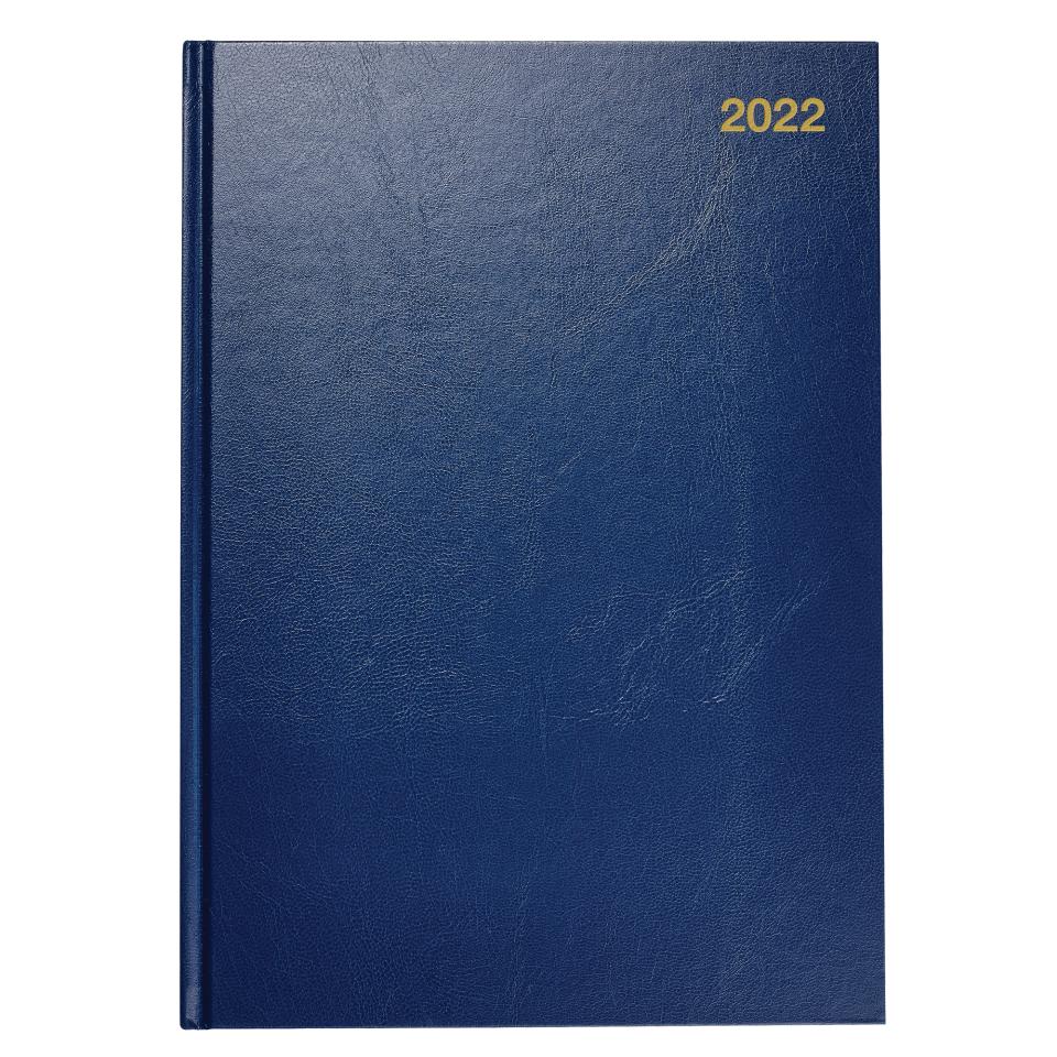 Winc 2022 Hardcover Diary A4 Day to Page Navy