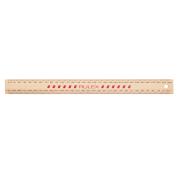 Celco Polished Wooden Ruler 30cm