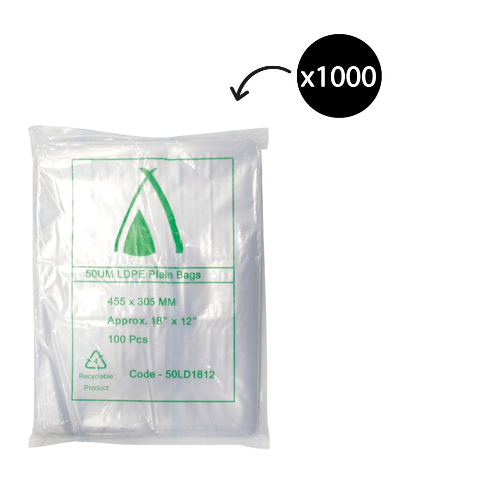 Recyclable Polythene LDPE Poly Bags | Pinpak