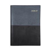 Collins Debden Financial Year Wiro Diary A4 Day To Page 2026/2027 Black