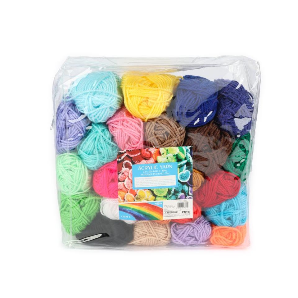 Arbee Yarn Acrylic Multi 20g 24 Piece Image