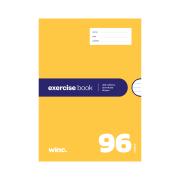 Winc Exercise Book WA 300x215mm 8mm Ruled 60gsm 96 Pages