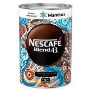 Nescafe Blend 43 Mandura Instant Coffee Tin 1kg