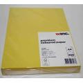 Thumbnail image of Winc Premium Coloured Cover Paper A4 200gsm Lemon Pack 100