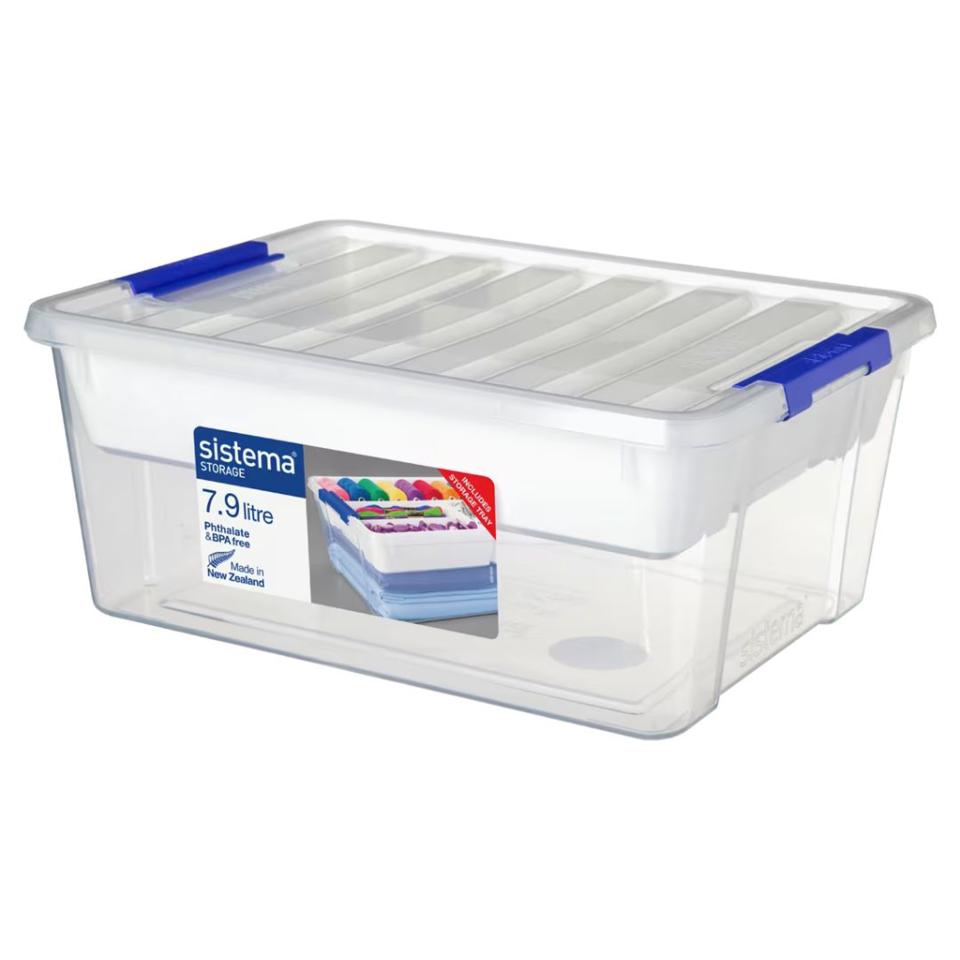 Sistema Small Storage Box Organiser With Storage Tray 7.9L Image
