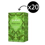 Pukka Three Mint Enveloped Tea Bags Pack 20