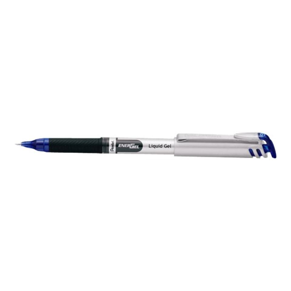 Pentel BL17 EnerGel Ink Rollerball Pen Fine 0.7mm Blue Each