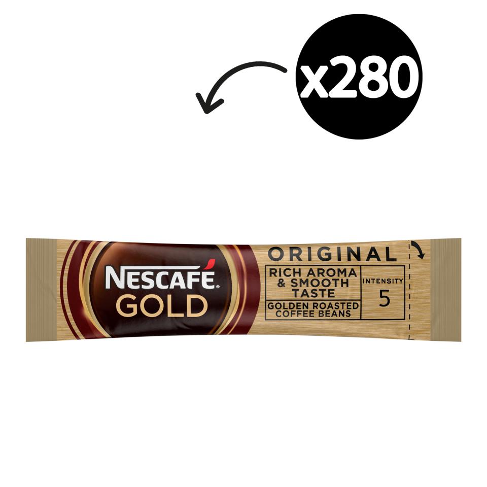 Nescafe Gold Original Instant Coffee Sticks 1.7g Carton 280