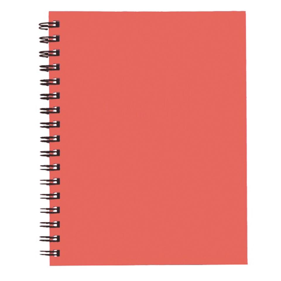 Spirax 511 Side Opening Hard Cover Notebook 225X175mm 200 Page Red