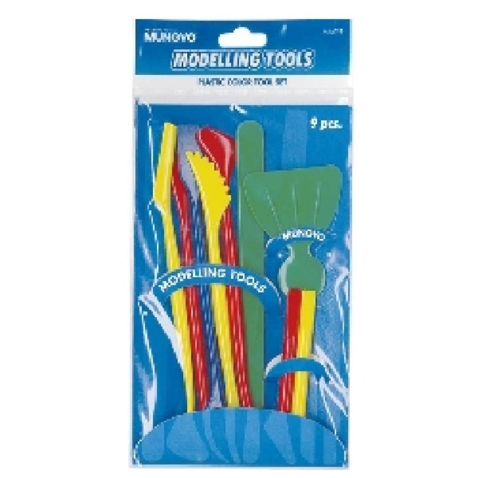 Mungyo Plastic Modelling Tools Pack 9