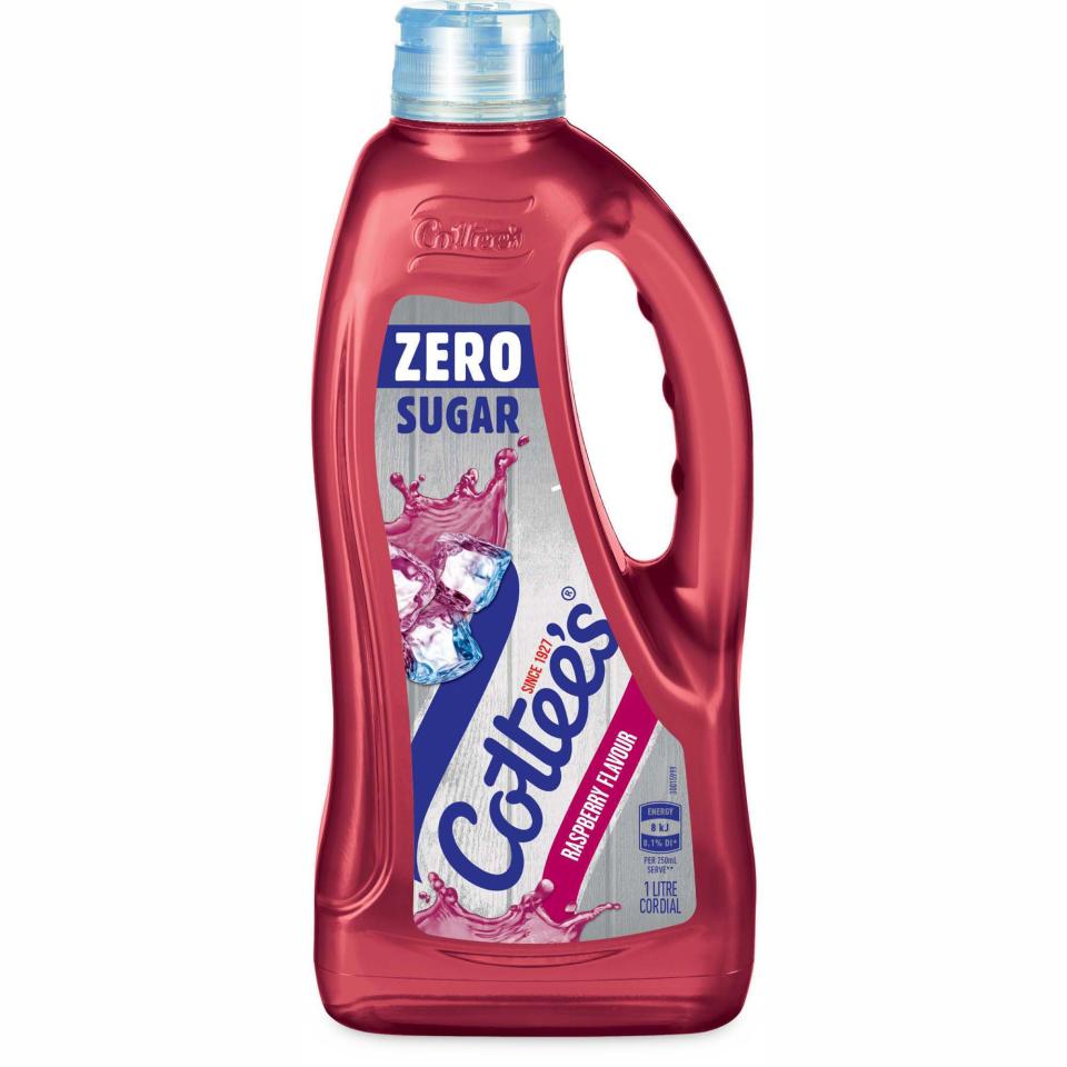 Cottees Zero Sugar Raspberry Cordial 1L | Winc