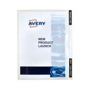 Avery Clear Transparent Plastic Project File - Holds 20 Sheets