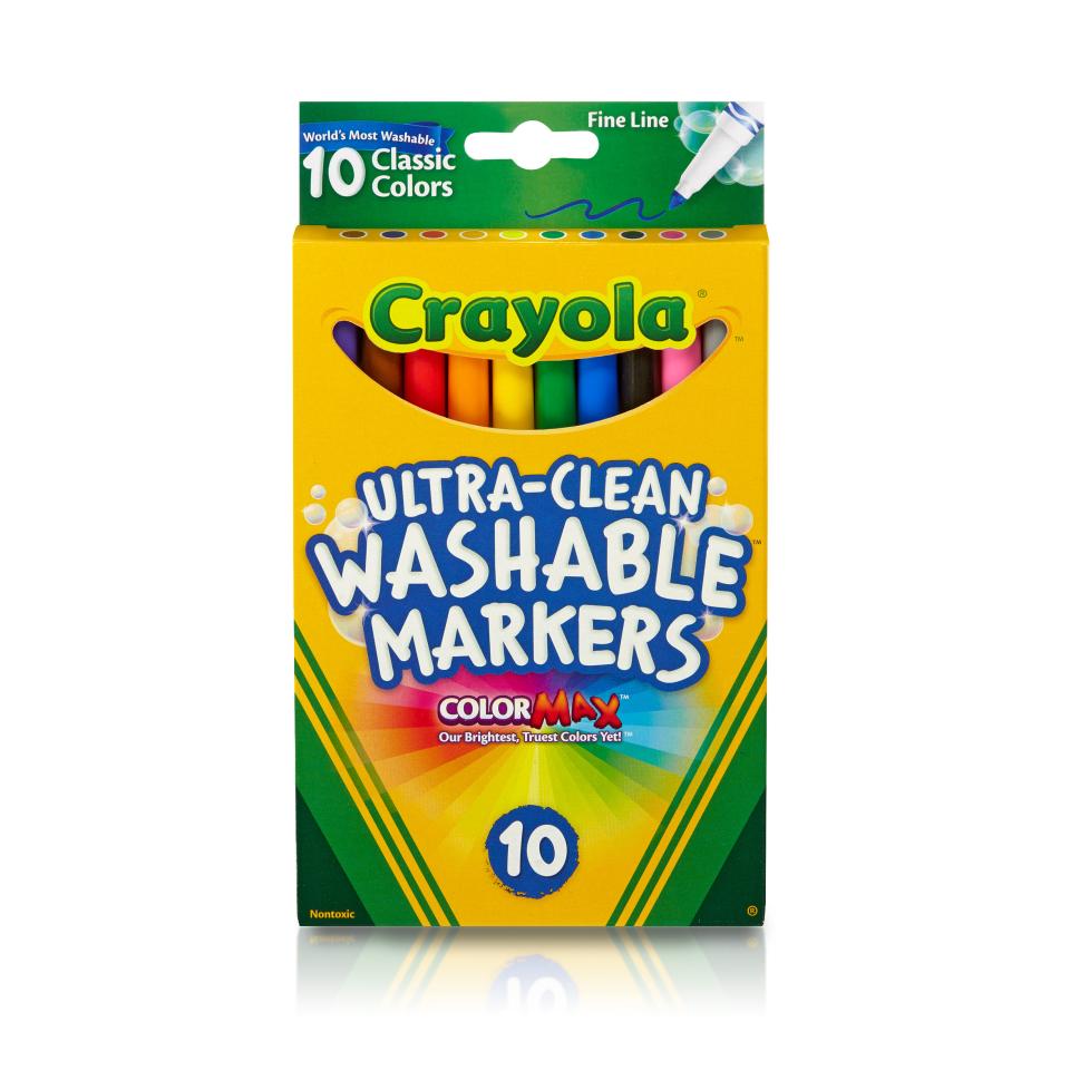 Crayola Washable Fineline Markers Pack 10