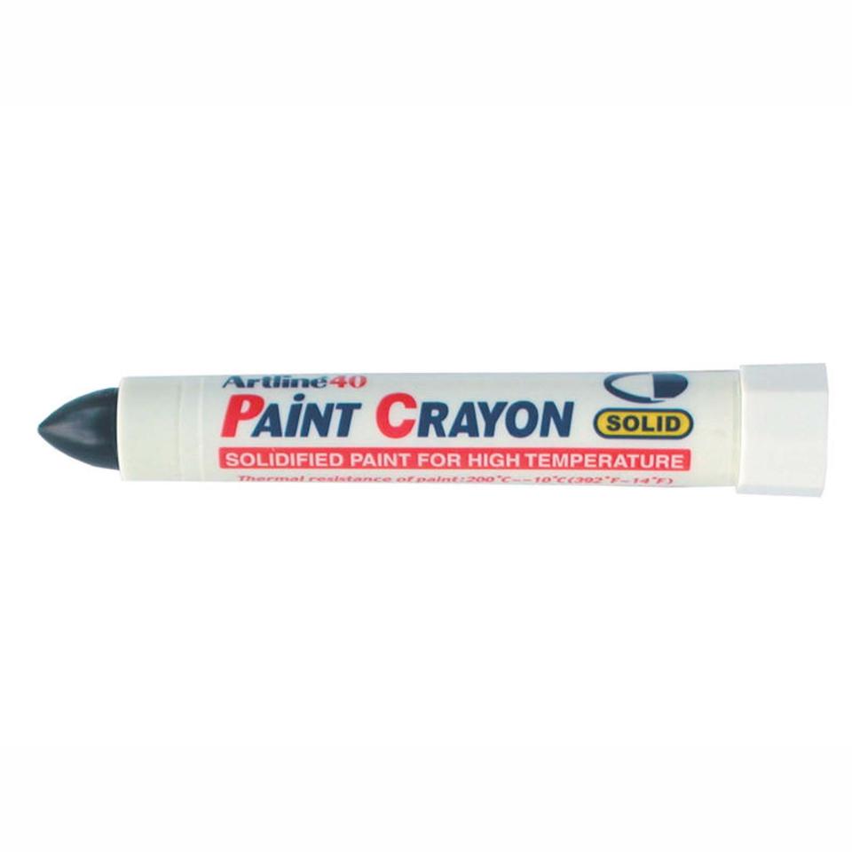 Artline 40 Paint Crayon Industrial Marker Black