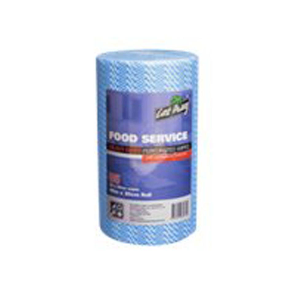 Castaway Foodservice Wipes 30 x 53cm x 45M Roll Blue Each Image