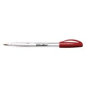 Officemax Red Ballpoint Pen Non Slip Grip