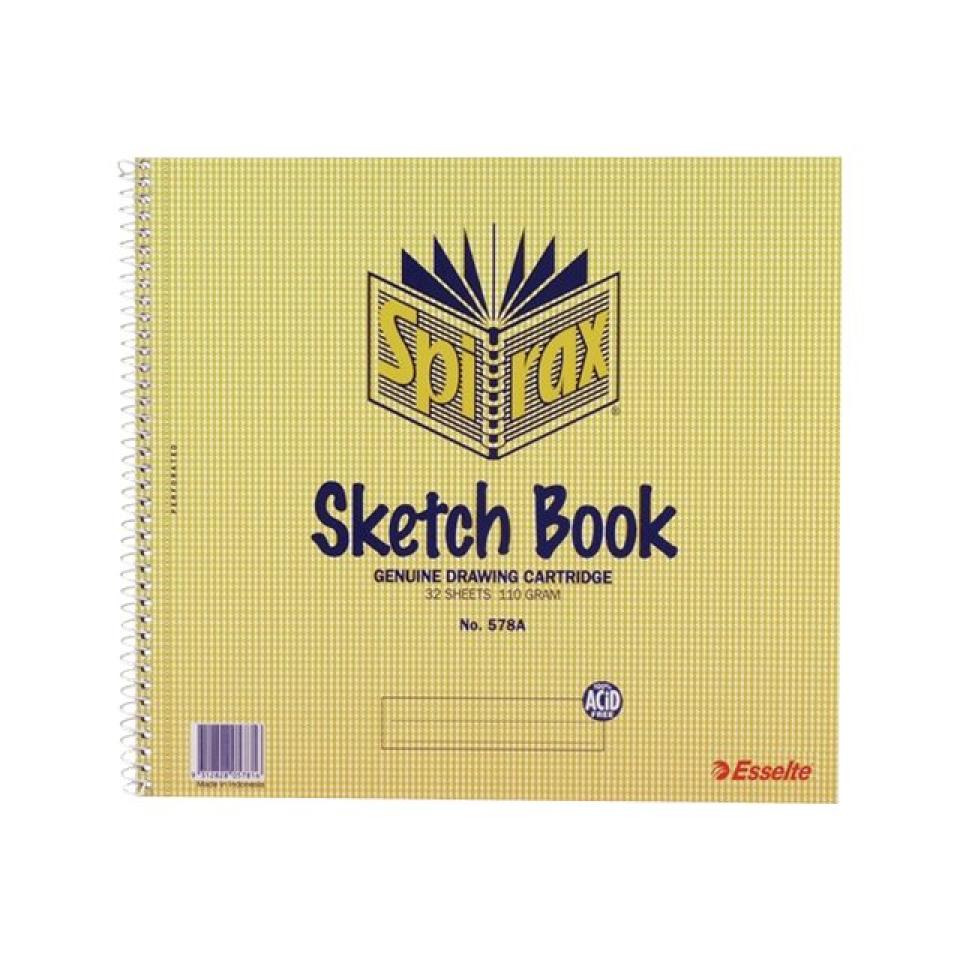 Spirax No.578A Sketch Book 32 Leaf 247X270mm