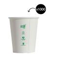 Thumbnail image of Truly Eco Single Wall Uni 90mm Coffee Cup 8oz White Carton 1000