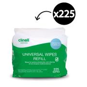 Clinell Universal Wipes Refill 225 Sheets