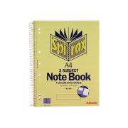 Spirax 599 A4 3-Subject Side Opening Perforated Notebook 300 Pages