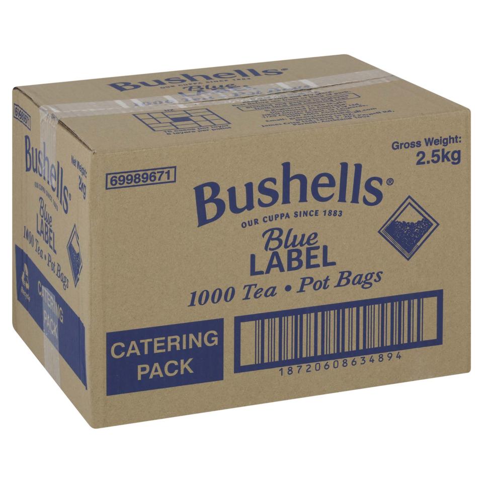 Bushells Black Teapot Tea Bags Carton 1000