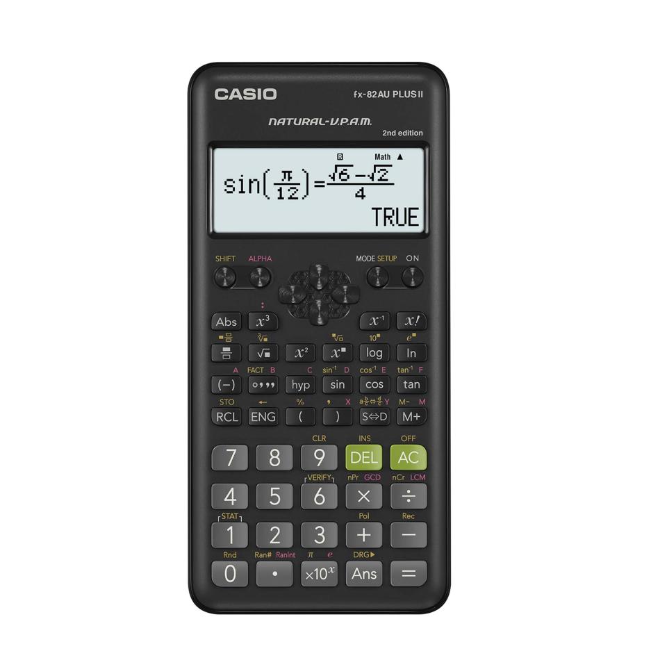 Casio Fx-82au Plus II 2nd Edition Scientific Calculator Image