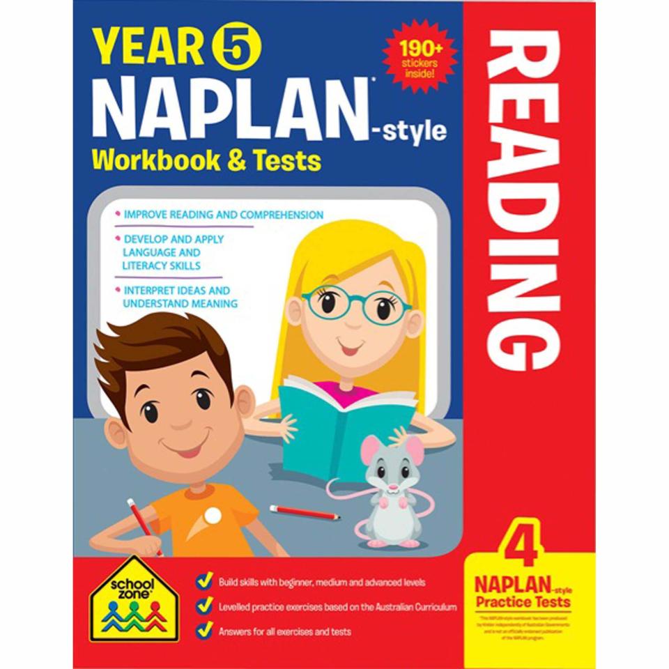 School Zone Yr 5 Naplan-style Reading Wb & Tests