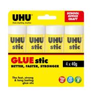 UHU Glue Stic 40g Pack 4