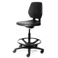 Thumbnail image of Chair Solutions LAB400 Drafter In Black Poly Shell