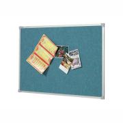 Quartet Penrite Wedgewood Fabric Bulletin Board 1800 x 1200mm Blue