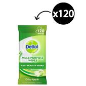 Dettol Disinfectant Surface Wipes Apple Pack 120