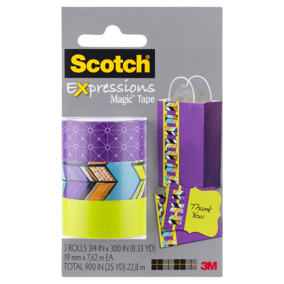 Scotch Expressions Magic Tape C214-3Pk-418 19mm X 7.62m Ea 3Pk