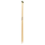 Knit Pro Straight Single Point Knitting Needles Bamboo 33cm X 6.00mm