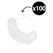 ProSafe Disposable Beard Cover Double Loop White Pack 100