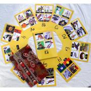 Kurrajong Aboriginal Products ABC Alphabet Flash Cards 10cm X 15cm 26 Cards Laminated