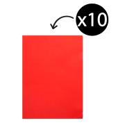 Marbig Letter File Ultra A4 Red Pack 10