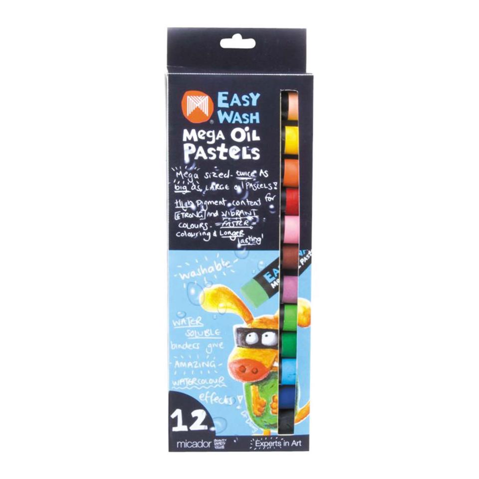 Micador Mega Oil Pastels Pack 12