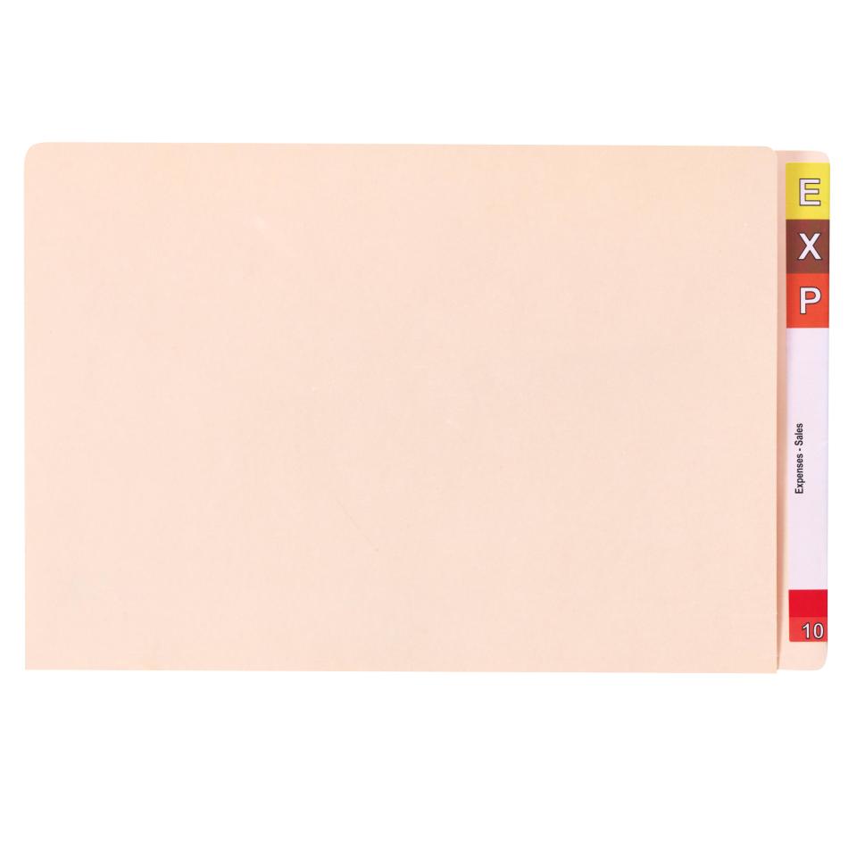Avery Lateral Shelf File 367 x 242mm 35mm Expansion Foolscap Buff Pack 100